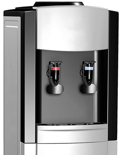 water dispenser with hot and cold flip siwtches